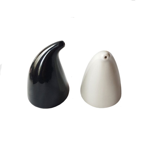 Salt and Pepper Shakers by Kaj Franck for Arabia, Finland, 1960s, Set of 2