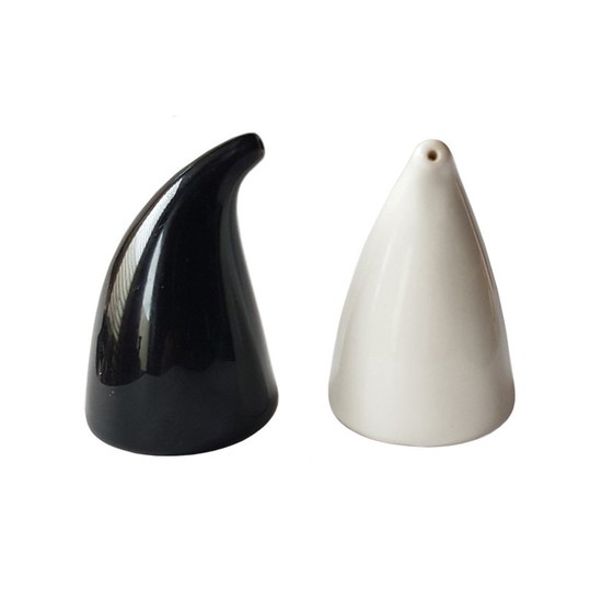 Image 1 of Salt and Pepper Shakers by Kaj Franck for Arabia, Finland, 1960s, Set of 2