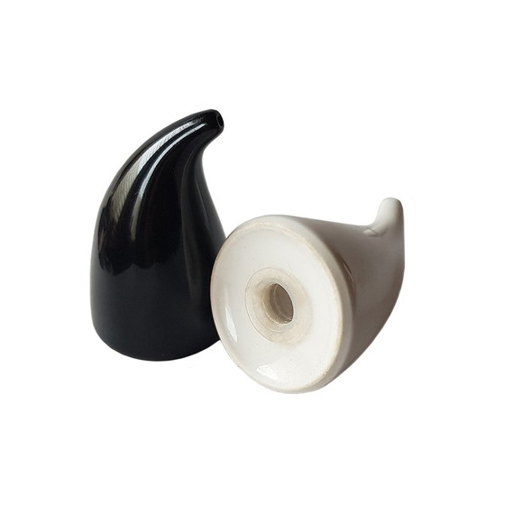 Image 1 of Salt and Pepper Shakers by Kaj Franck for Arabia, Finland, 1960s, Set of 2