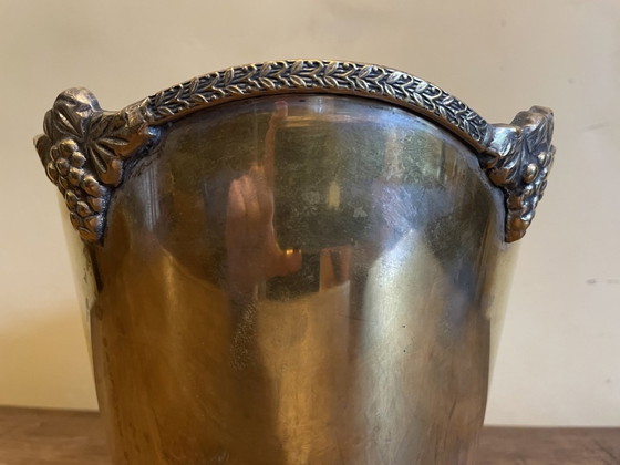 Image 1 of Silver plated Champagne cooler Wine cooler Agrinet French