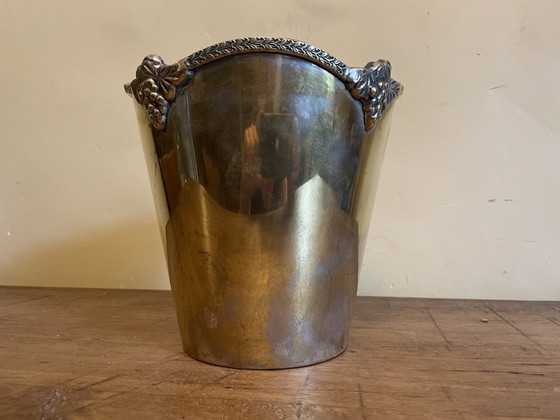 Image 1 of Silver plated Champagne cooler Wine cooler Agrinet French