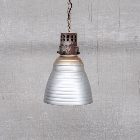 Image 1 of Vintage Mercury glass pendant lamp by Zeiss Ikon, Germany 1930s