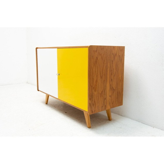 Image 1 of Vintage beechwood sideboard U-450 by Jiří Jiroutek for Interiér Praha, Czechoslovakia 1960