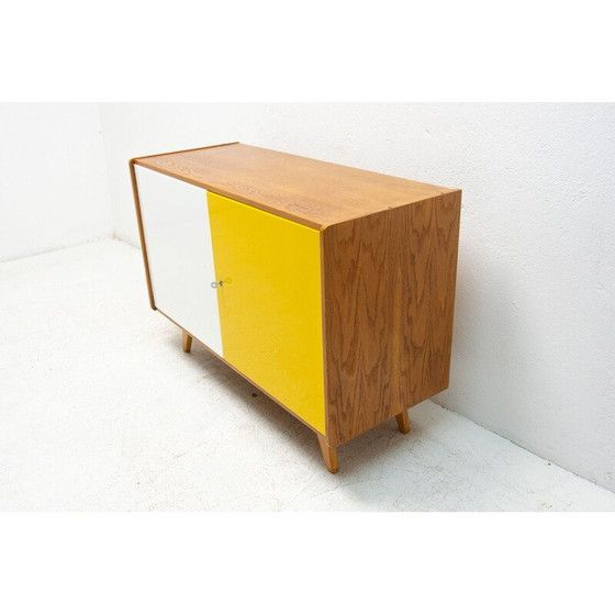 Image 1 of Vintage beechwood sideboard U-450 by Jiří Jiroutek for Interiér Praha, Czechoslovakia 1960