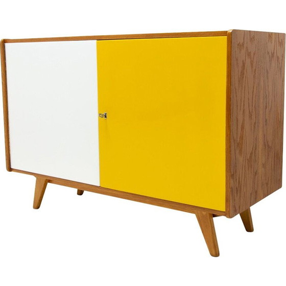 Image 1 of Vintage beechwood sideboard U-450 by Jiří Jiroutek for Interiér Praha, Czechoslovakia 1960