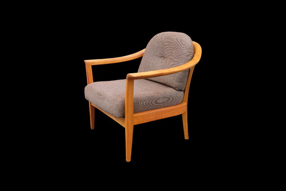 Image 1 of Wilhelm Knoll vintage armchair cherry wood 60s