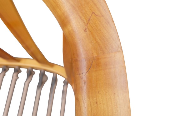 Image 1 of Fauteuil vintage Wilhelm Knoll cerisier années 60