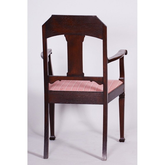 Image 1 of Vintage Art Nouveau walnut armchair, Austria 1910s