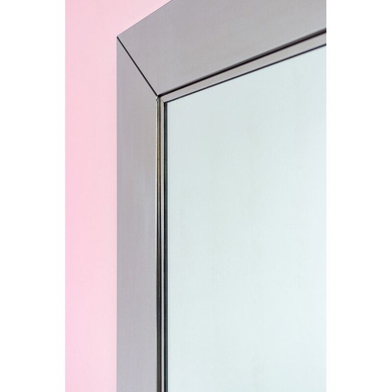Image 1 of Vintage chrome mirror by Cidue, Italy 1970
