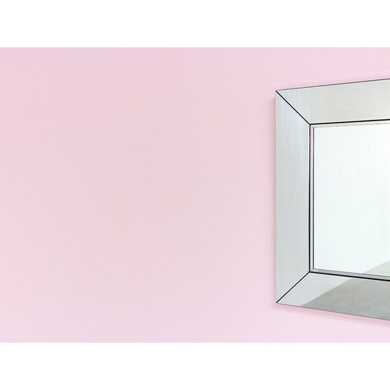 Image 1 of Vintage chrome mirror by Cidue, Italy 1970
