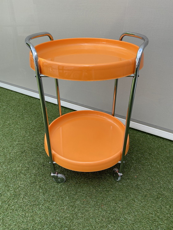 Image 1 of Space age serving trolley