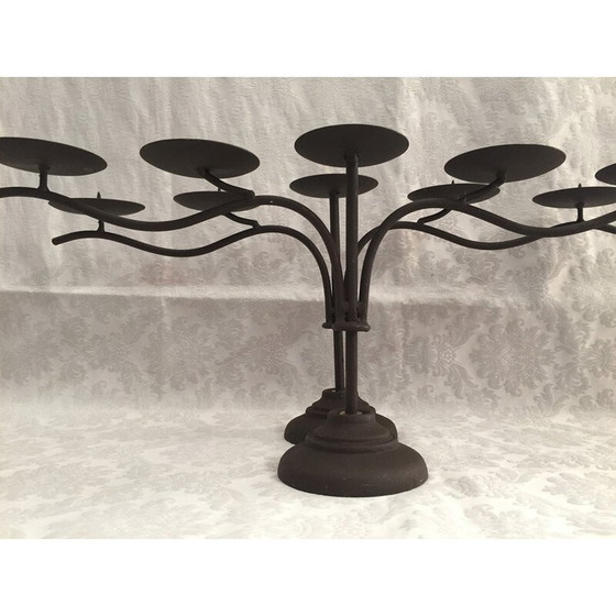 Image 1 of Vintage candlestick in cast iron