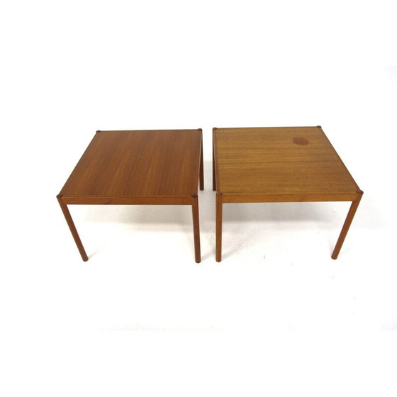 Image 1 of Pair of vintage teak side tables, Sweden 1960