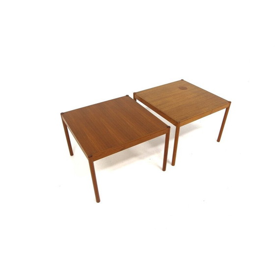 Image 1 of Pair of vintage teak side tables, Sweden 1960