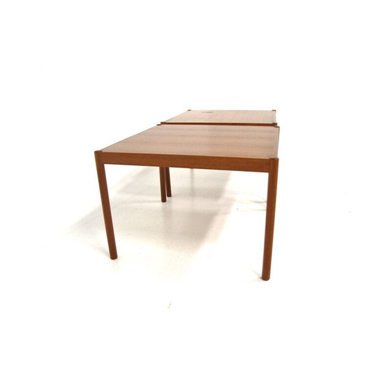 Image 1 of Pair of vintage teak side tables, Sweden 1960