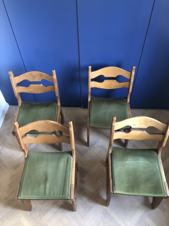 Image 1 of 4x Guillerme Et Chambron Chairs