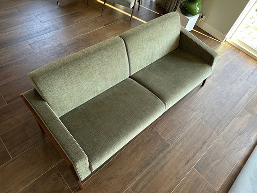 Beautiful Green 3-Seater Sofa Harvink Model Splinter