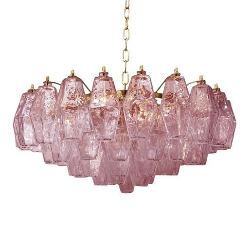 Italian Style Murano Glass Sputnik Chandelier Poliedro