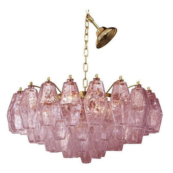 Image 1 of Italian Style Murano Glass Sputnik Chandelier Poliedro