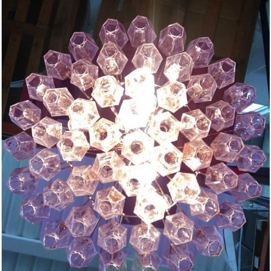 Image 1 of Italian Style Murano Glass Sputnik Chandelier Poliedro