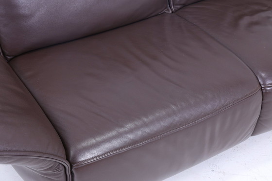 Image 1 of Koinor Designer Sofa - Leather Couch Koinor Vanda E 2 - 2,5 Seater Dark Brown