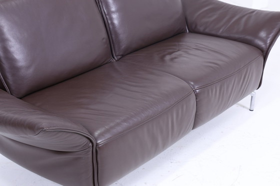 Image 1 of Koinor Designer Sofa - Leather Couch Koinor Vanda E 2 - 2,5 Seater Dark Brown