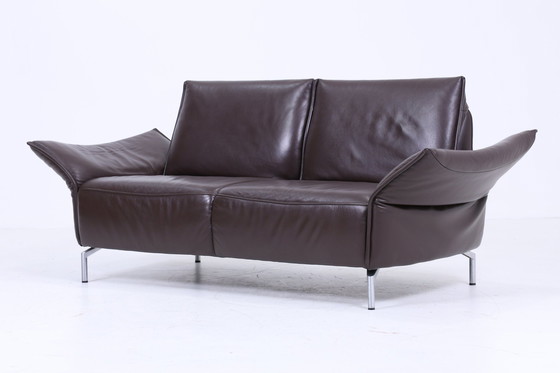 Image 1 of Koinor Designer Sofa - Leather Couch Koinor Vanda E 2 - 2,5 Seater Dark Brown