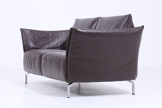 Image 1 of Koinor Designer Sofa - Leather Couch Koinor Vanda E 2 - 2,5 Seater Dark Brown