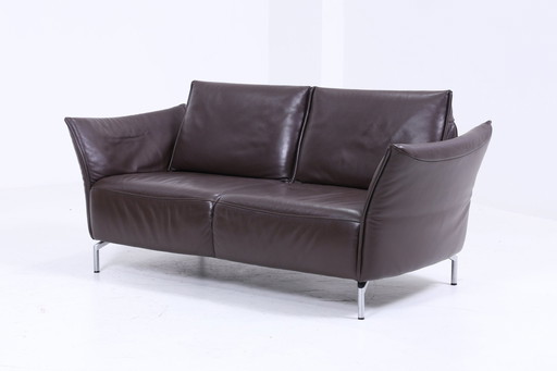 Koinor Designer Sofa - Leather Couch Koinor Vanda E 2 - 2,5 Seater Dark Brown