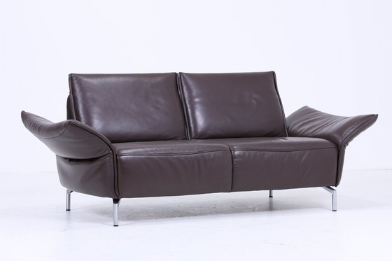 Image 1 of Koinor Designer Sofa - Leather Couch Koinor Vanda E 2 - 2,5 Seater Dark Brown