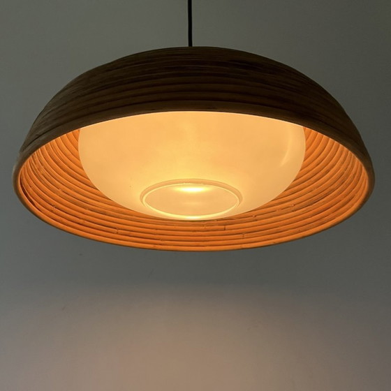 Image 1 of Lampada a sospensione 'Pencil Reed' – Doria Leuchten | Anni '70