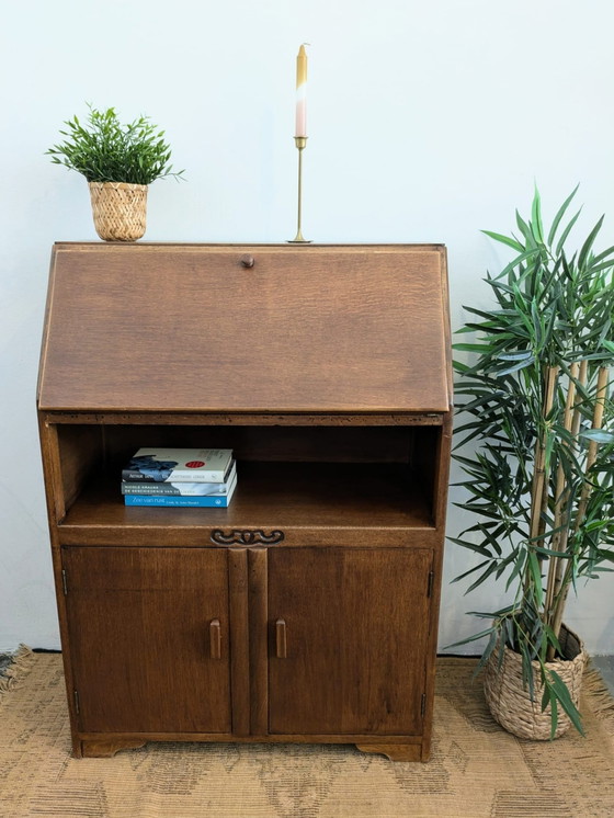 Image 1 of Vintage Art Deco Secretaire