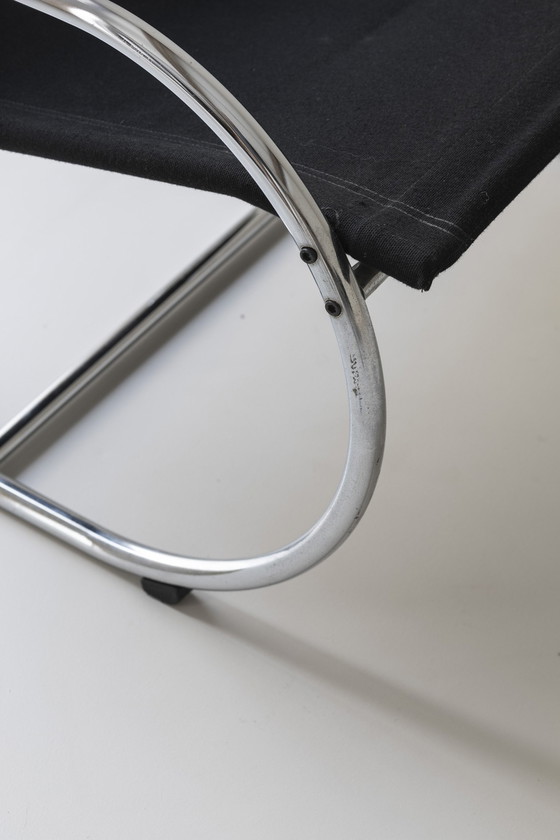 Image 1 of Set Of Two Cantilever Easy Chairs Dating From The 1980S. 