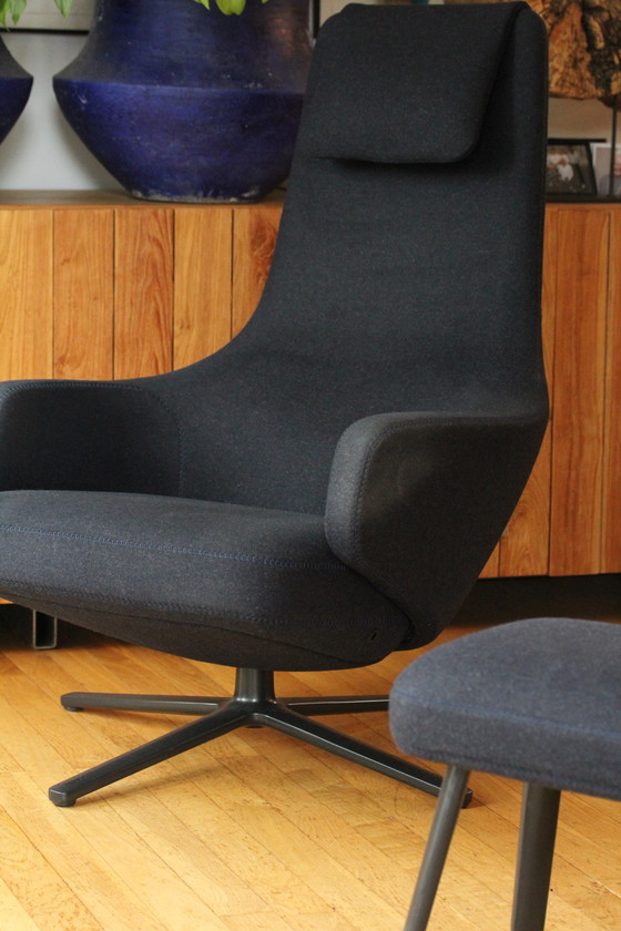 Image 1 of Vitra Repos lounge chair + Panchina ottoman