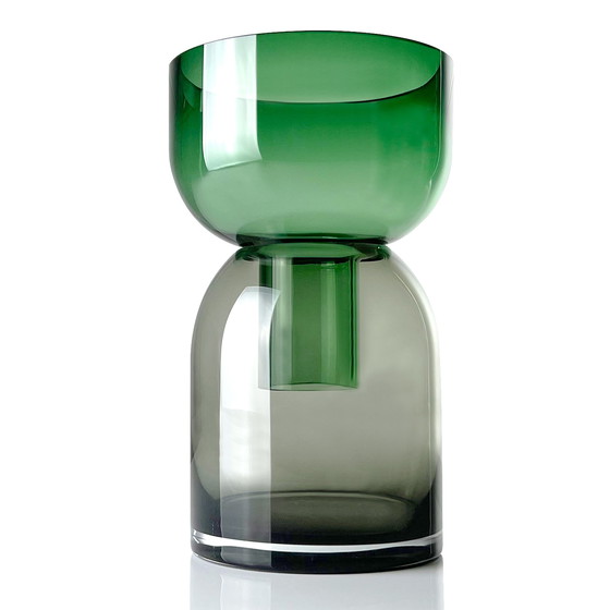 Image 1 of Cloudnola Flip Vase Medium Green and Grey