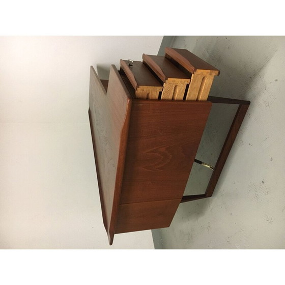 Image 1 of Vintage teak boomerang desk by Peter Lovig Nielsen for Hedensted Møbelfabrik, Denmark 1968