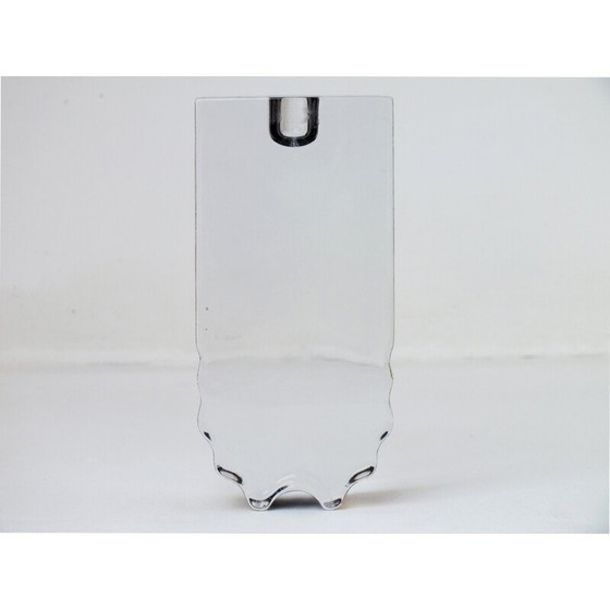 Image 1 of Vintage Ottaviani candlestick in 925 silver and crystal, Italy 1980