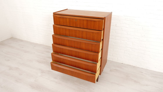 Image 1 of Cassettiera danese vintage | Teak | 6 cassetti | 108 cm