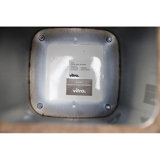Image 1 of Vintage side table in white tinted metal by Erwan and Ronan Bouroullec for Vitra
