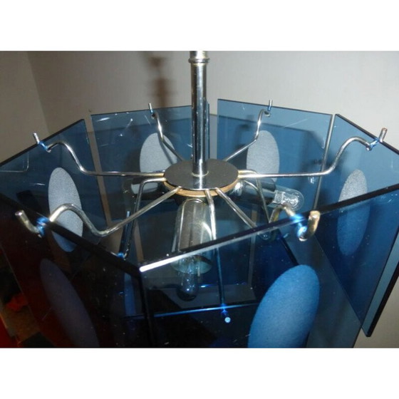 Image 1 of Lampada a sospensione vintage di Gino Visotsi Murano