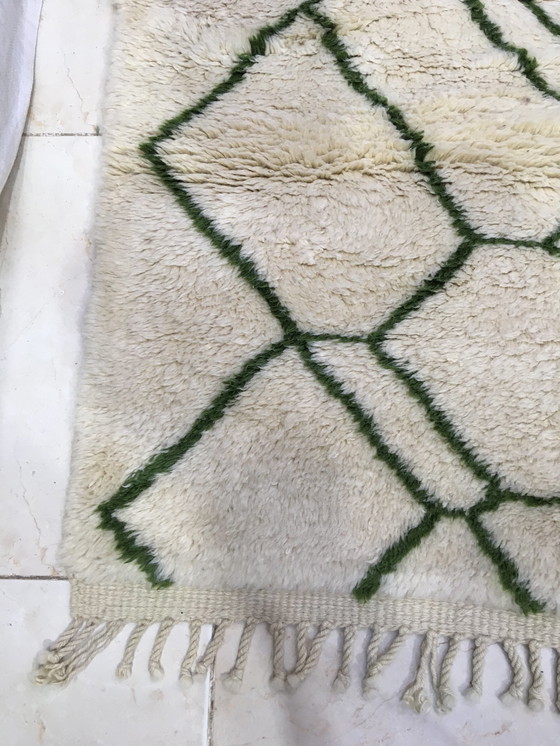 Image 1 of Exceptionnel tapis berbère marocain Mrirt 3m11 x 2m00