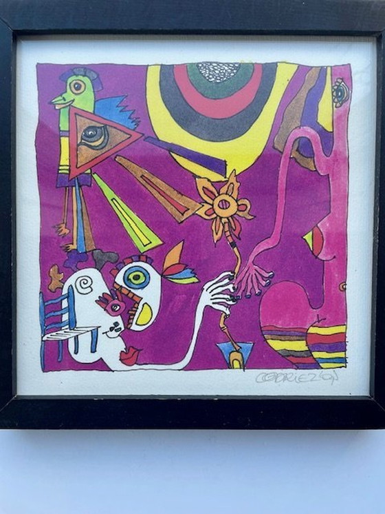 Image 1 of Codriez - 'Untitled' Painting (Corneille Driezen)