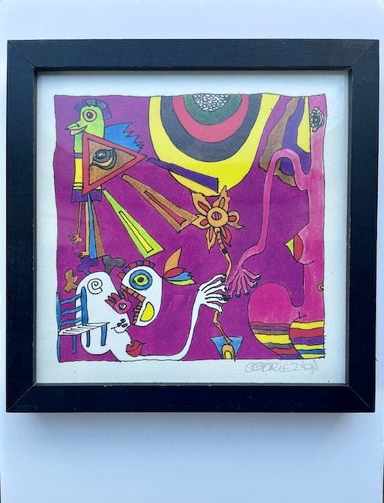 Image 1 of Codriez - 'Untitled' Painting (Corneille Driezen)