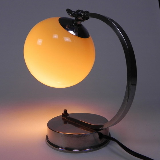 Image 1 of Vintage desk lamp with glass ball