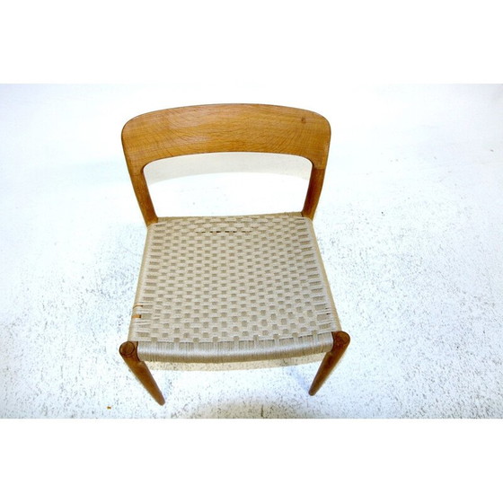 Image 1 of Sedia vintage "modello 75" di Niels o Møller per Jl Møller, 1960