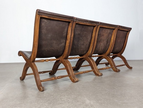 Image 1 of 4X Chairs By Pierre Lottier For Almazan 1950S