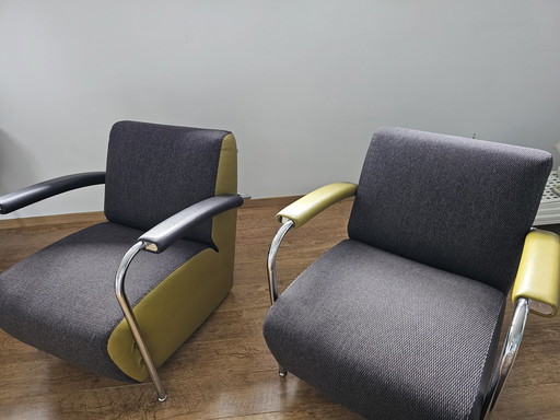 2x Scylla Leolux armchair