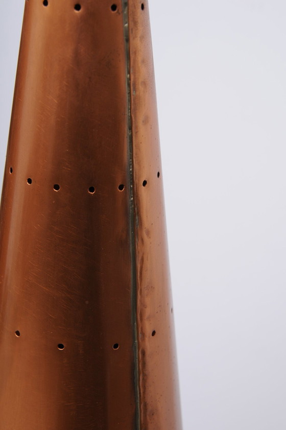 Image 1 of Large copper bag lamp 1960