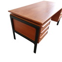 Vintage Freestanding Danish Desk, Executive Desk