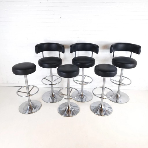 6x Barstools Börje Johanson